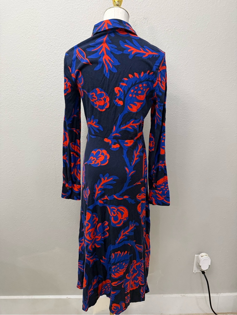 Boden Laura Jersey Midi Shirt Dress sz 6R - Picture 5 of 7